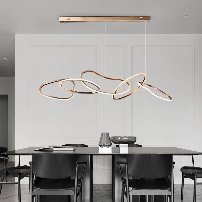 Lustre Luxe | Xilo - Designix Lustre Or 100 cm