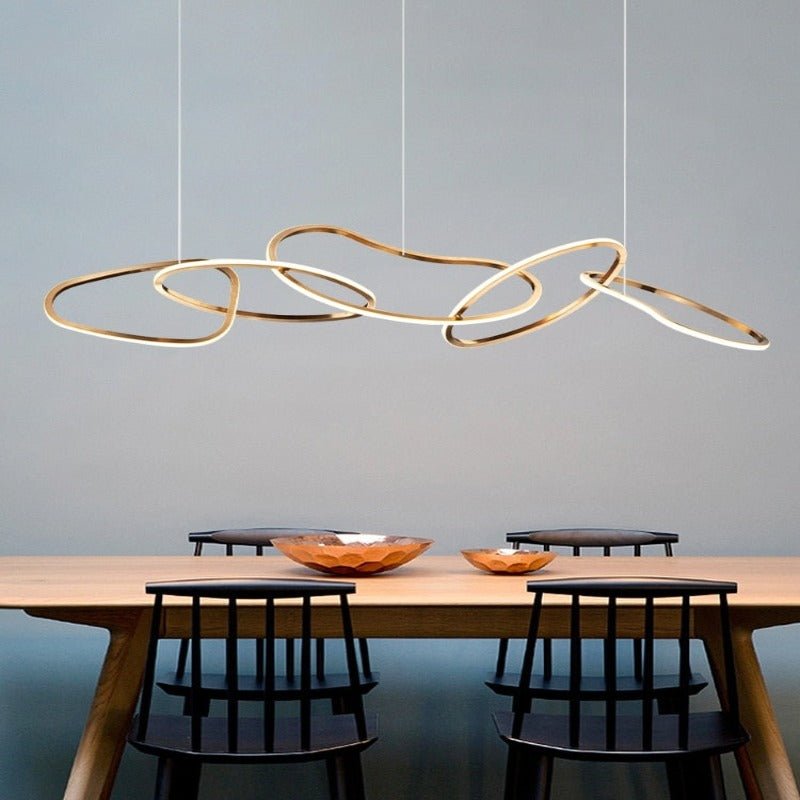 Lustre Luxe | Xilo - Designix Lustre Or 100 cm