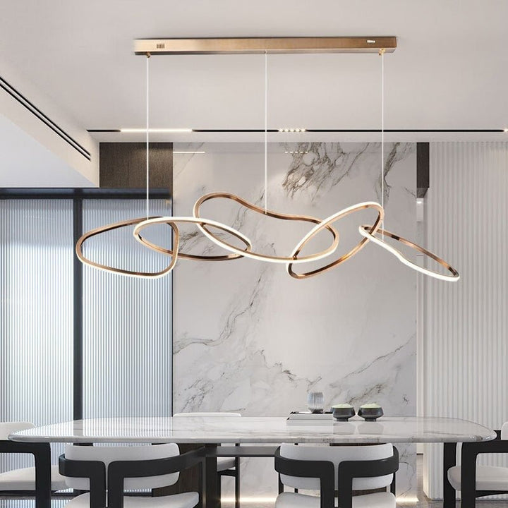 Lustre Luxe | Xilo - Designix Lustre Or 120 cm