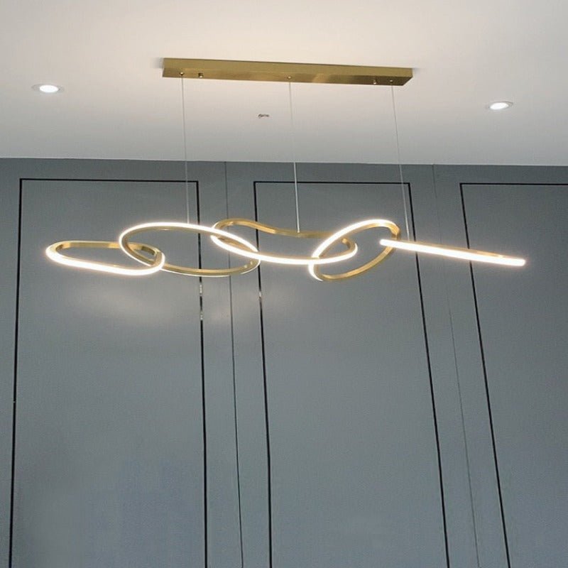 Lustre Luxe | Xilo - Designix Lustre Or 120 cm