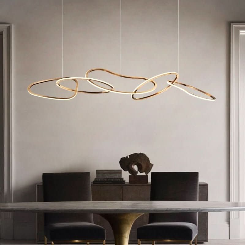Lustre Luxe | Xilo - Designix Lustre Or 120 cm