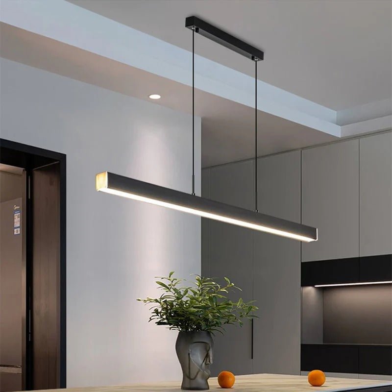 Lustre Métal | Lilo - Designix Lustre Noir 100 cm