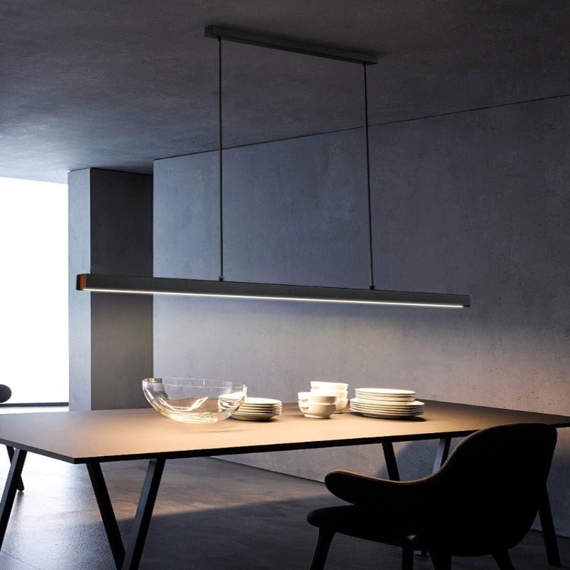 Lustre Métal | Lilo - Designix Lustre Noir 150 cm