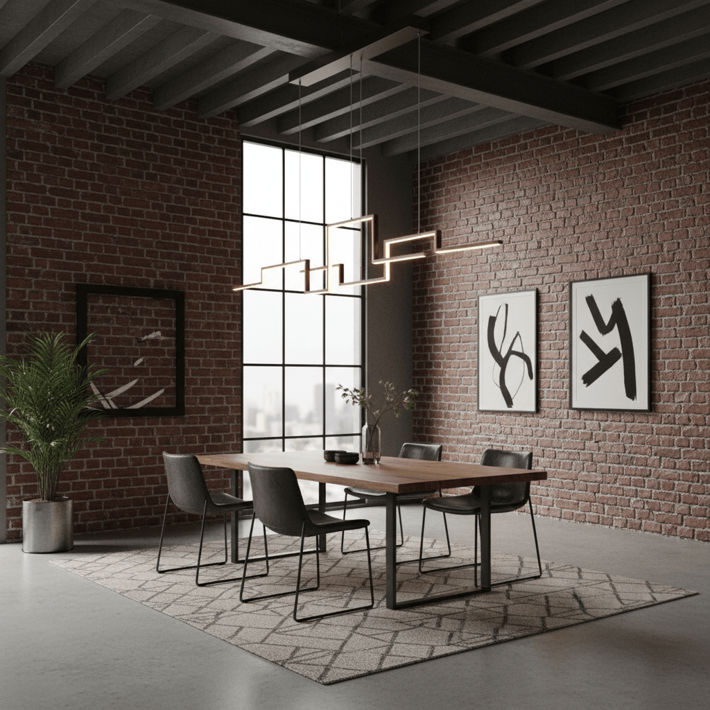 Lustre Moderne LED | Mara - Designix Lustre Noir 150 cm