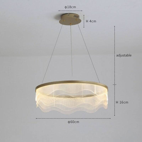 Lustre Moderne Rond | Design Luminal