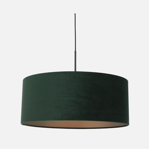 Lustre Moderne Velours Vert Noir | Yaro