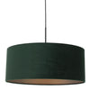 Lustre Moderne Velours Vert Noir | Yaro