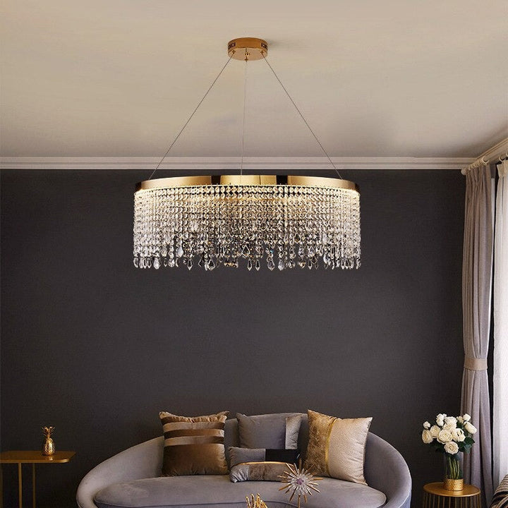 lustre-de-luxe | Designix - Lustre Or 60 cm - https://designix.fr