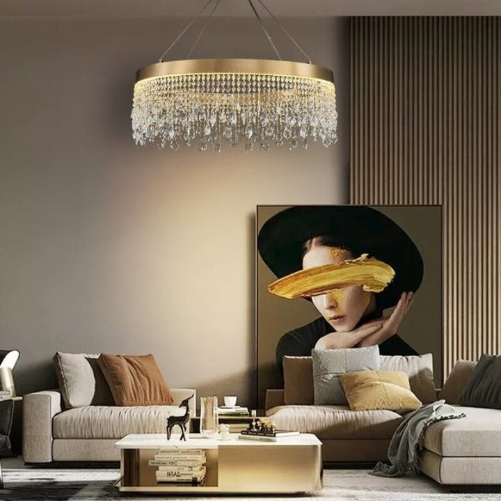 lustre-de-luxe | Designix - Lustre Or 40 cm - https://designix.fr