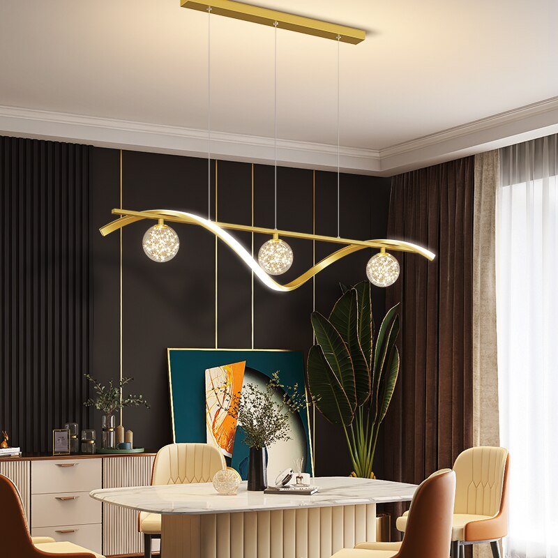 Lustre Noir Design | Olye - Designix Lustre Or