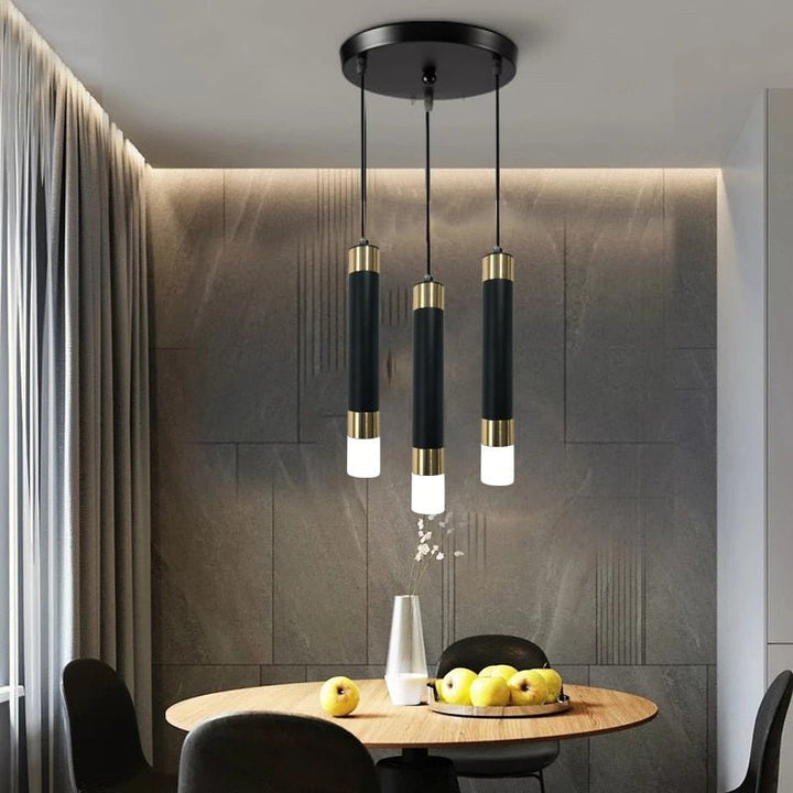 Lustre Noir et Doré | Para - Designix Lustre Noir/Or