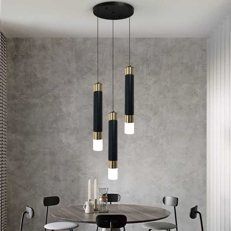 Lustre Noir et Doré | Para - Designix Lustre Noir/Or