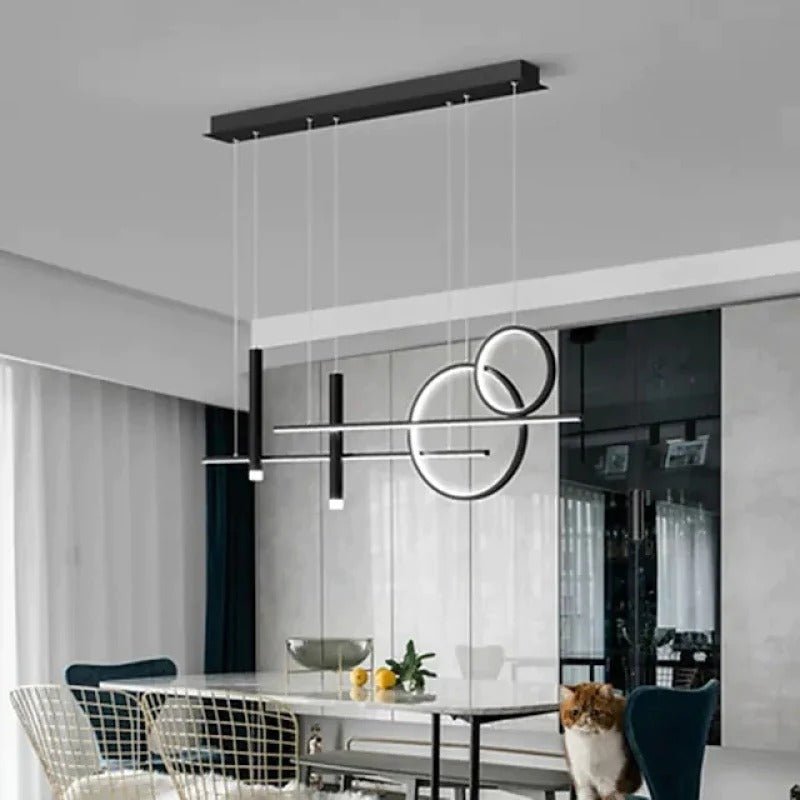 Lustre Noir et Or | Qira - Designix Lustre Noir