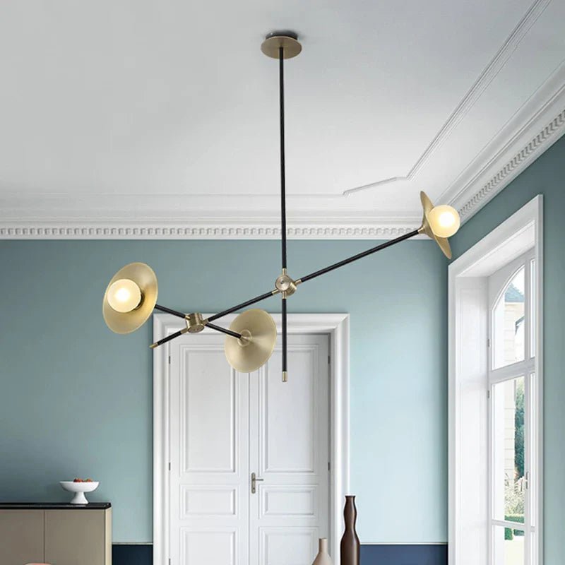 Lustre Nordique Art Minimaliste – Suspension Design Créative pour Restaurant & Hôtel | Gwapa - Designix Luminaire 3 Têtes Blanc Froid