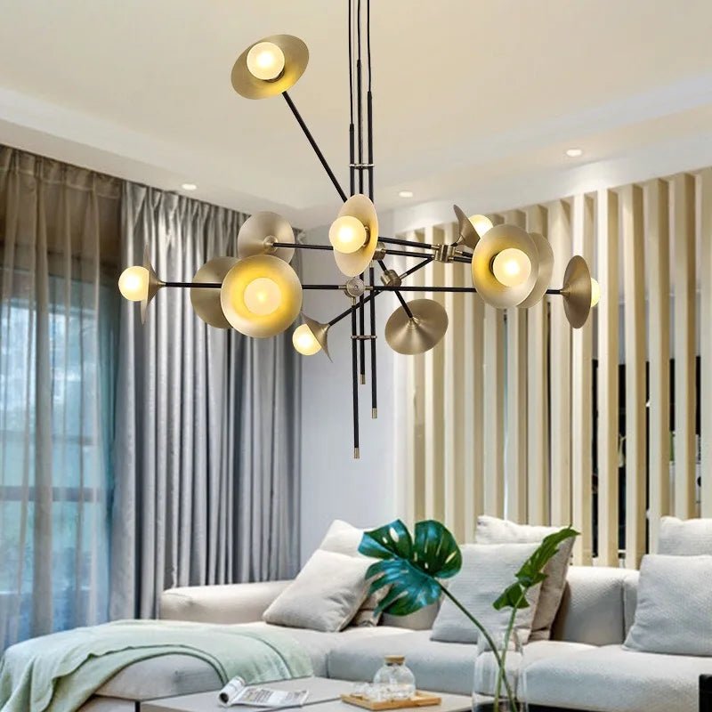 Lustre Nordique Art Minimaliste – Suspension Design Créative pour Restaurant & Hôtel | Gwapa - Designix Luminaire 3 Têtes Blanc Froid