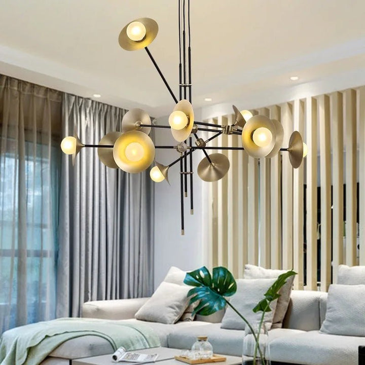 Lustre Nordique Art Minimaliste – Suspension Design Créative pour Restaurant & Hôtel | Gwapa - Designix Luminaire 3 Têtes Blanc Froid