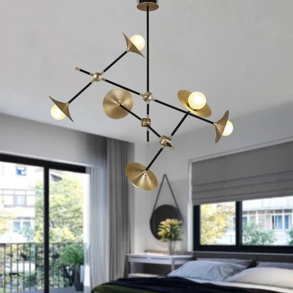 Lustre Nordique Art Minimaliste – Suspension Design Créative pour Restaurant & Hôtel | Gwapa