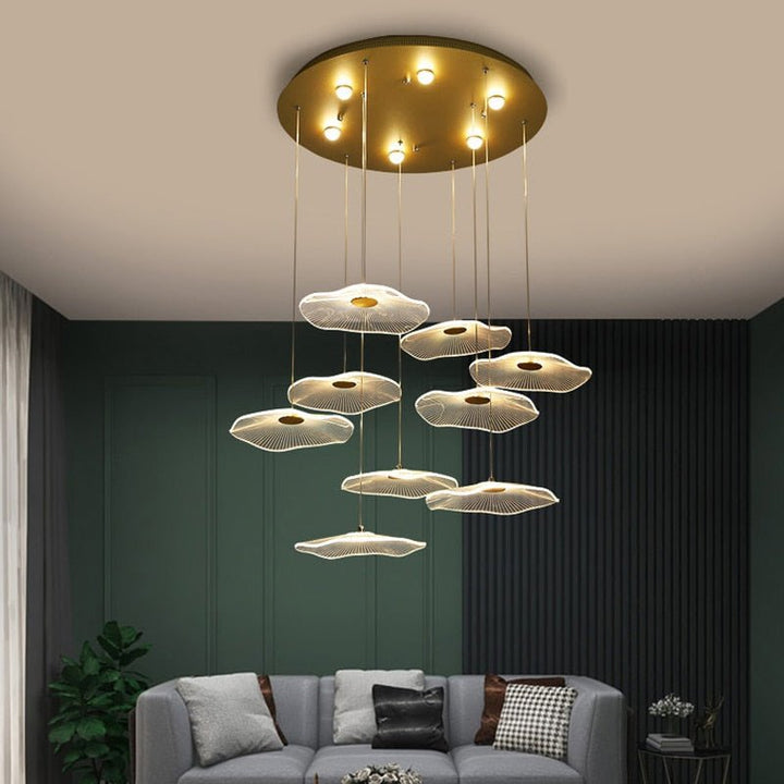 Lustre Nuage | Reya - Designix Lustre 9 Têtes