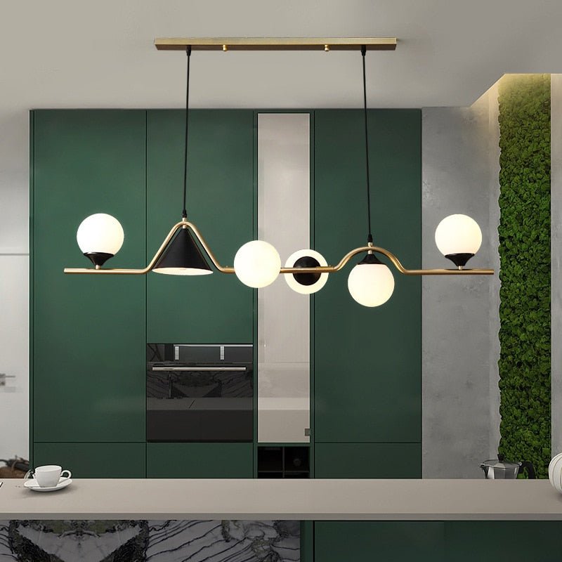 Lustre Salon Design | Zola - Designix Lustre Or 120 cm