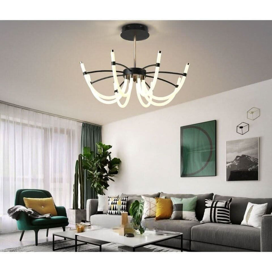 Lustre Salon Moderne | Magnificence Luminelle – Designix