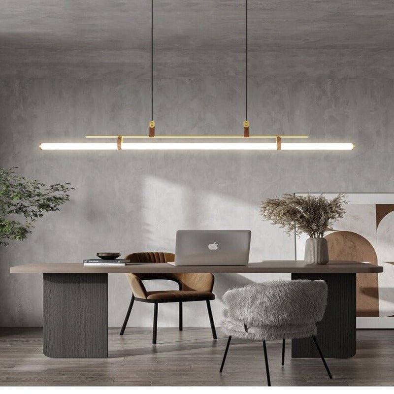 Lustre Spot Ilot | Giri - Designix Suspension Luminaire Or 31 x 80 cm