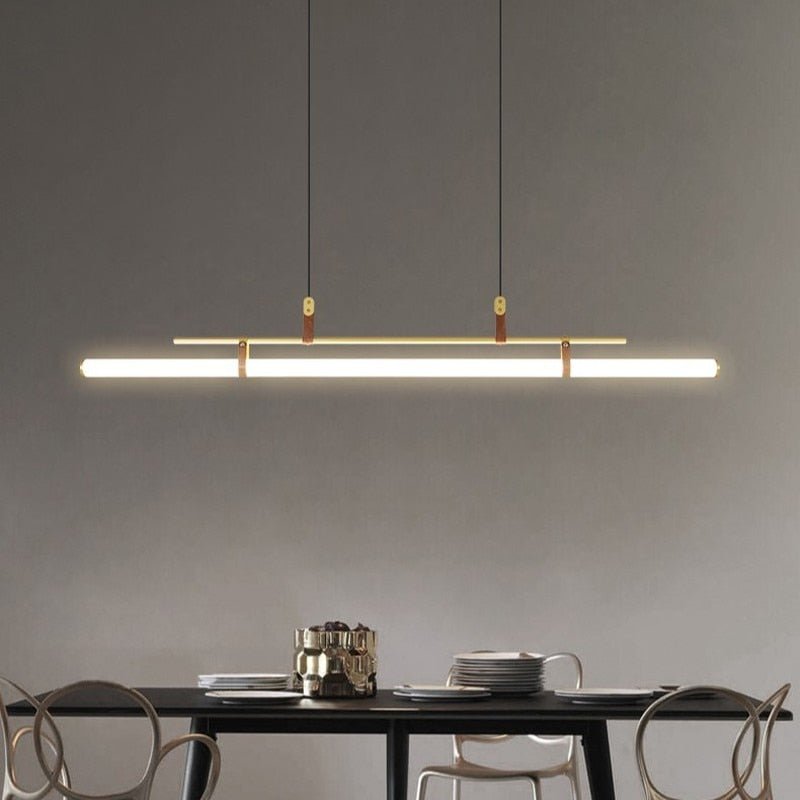 Lustre Spot Ilot | Giri - Designix Suspension Luminaire Or 51 x 115 cm