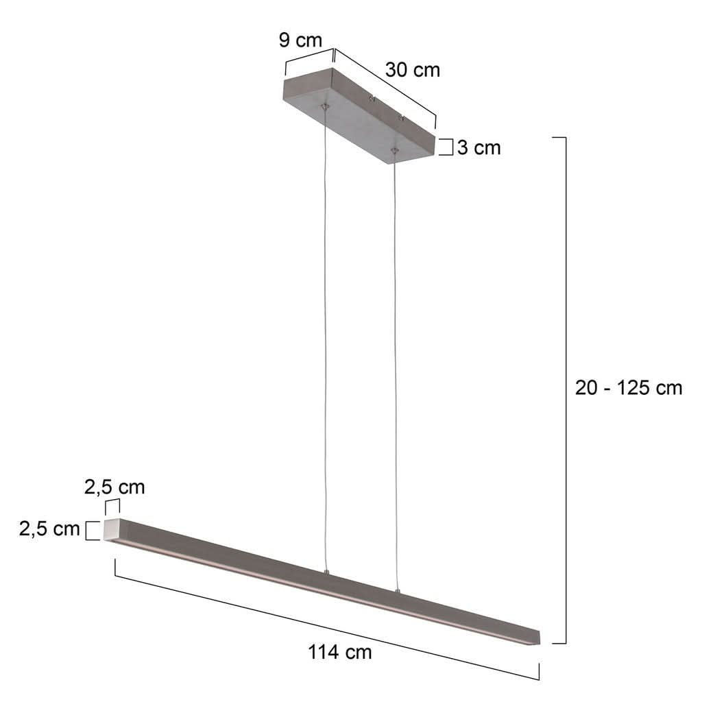 Lustre Suspendu Acier Moderne | Kory - Designix Suspension Luminaire