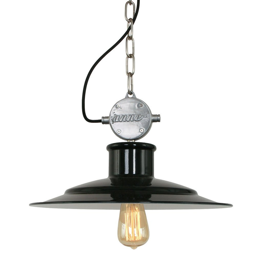 Lustre Suspendu Industriel Noir | Iyle - Designix Suspension Luminaire