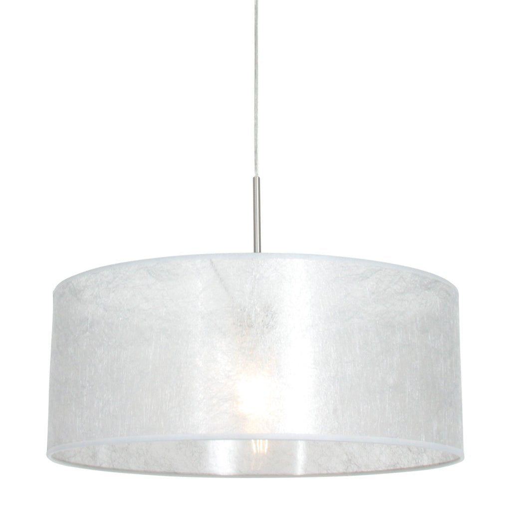 Lustre Suspendu Moderne Argenté | Dara - Designix