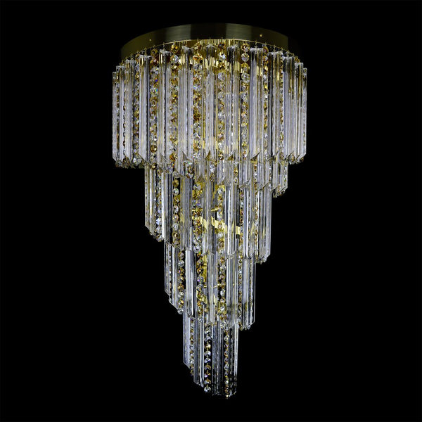 Suspension spirale en cristal LW804120100COLOR