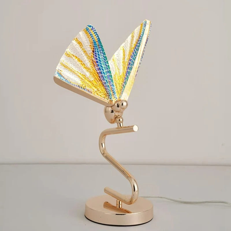 Lampe Art Nouveau Papillion | Lueur Papillon | Designix - Lampe de chevet Multicolor Blanc Chaud  - https://designix.fr/