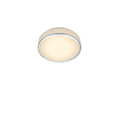 Plafonnier de salle de bain Global LED blanc et chromé
