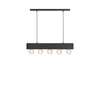 Lustre Couture 5 lumières noir