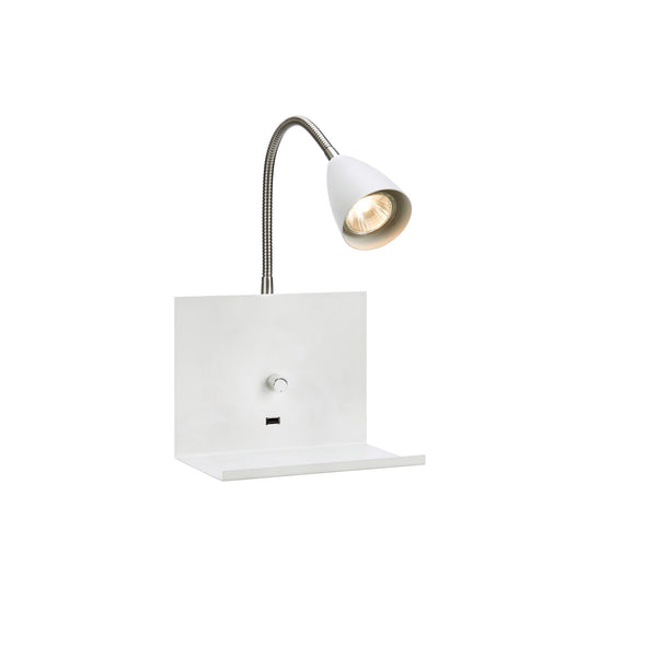 Applique murale Logi blanche