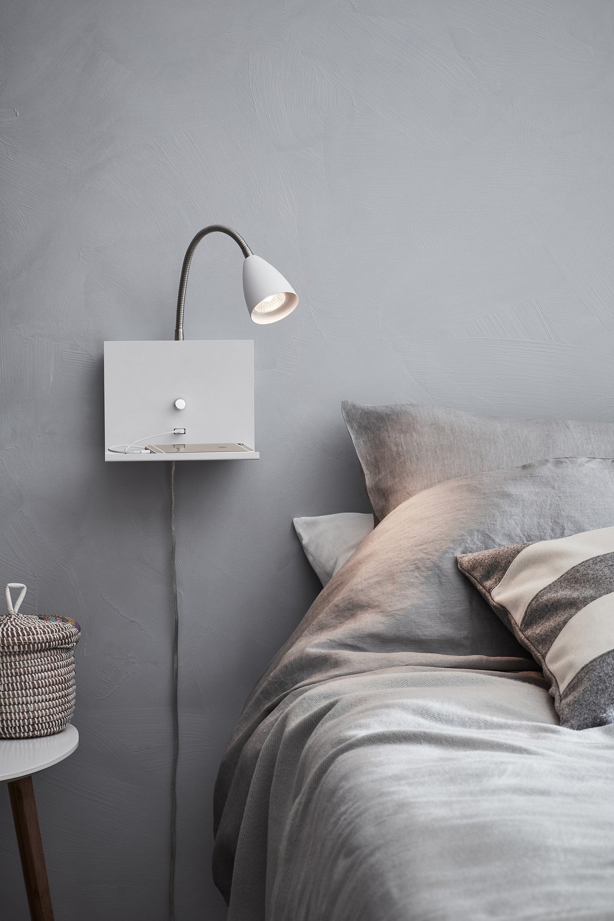 Applique murale Logi blanche