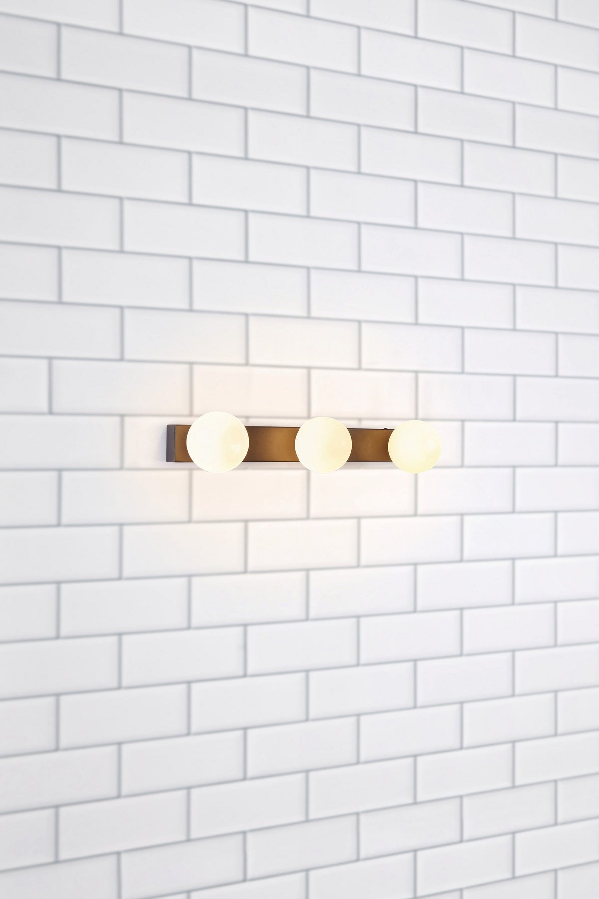 Applique de salle de bain Mini 3 lumières en verre