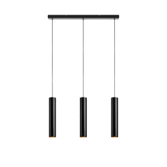 Suspension Ruben 3 lumières noire
