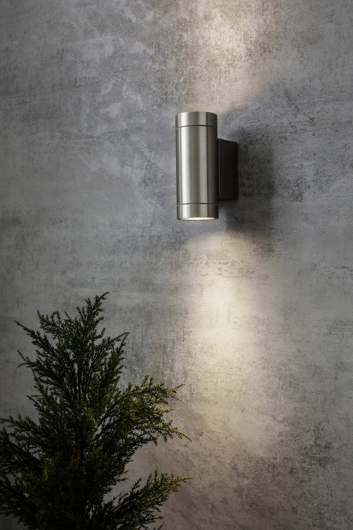 Applique murale d'extérieur Pipe en verre IP44