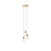 Suspension Bronx sur platine ronde