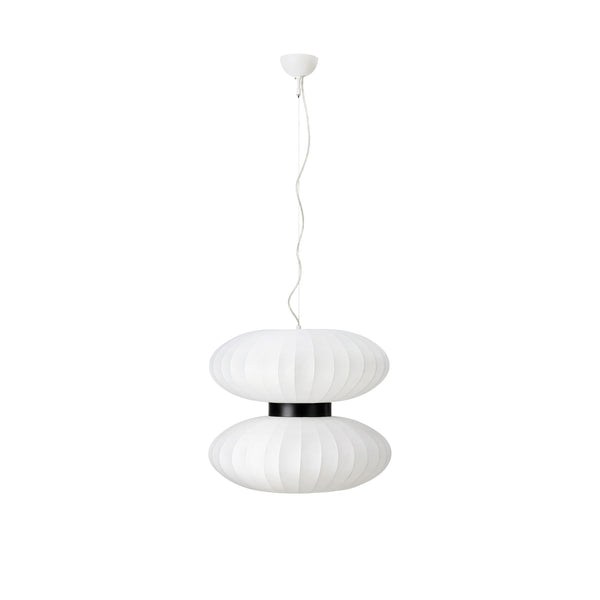 Suspension Daburu 2 lumières blanche