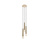 Suspension Sencillo sur platine ronde 3 lumières