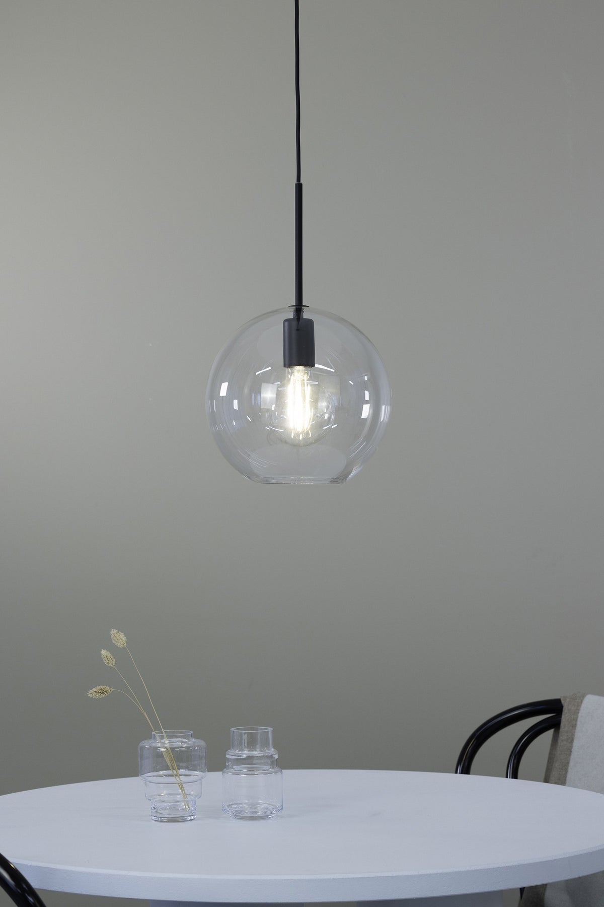 Suspension Patera en verre transparent