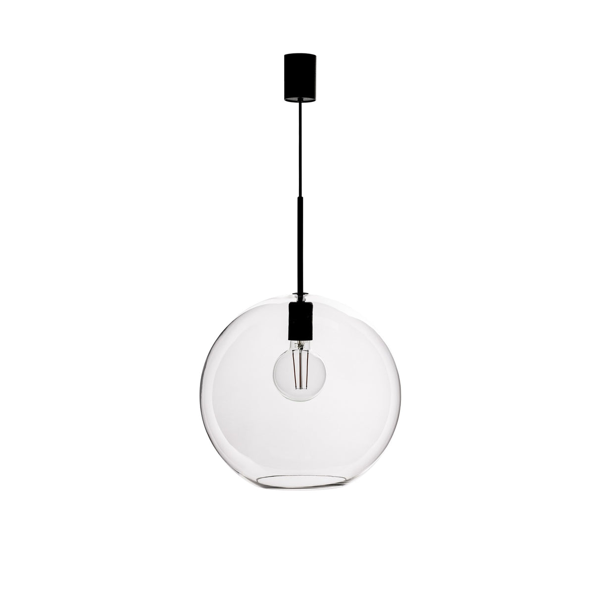 Suspension Patera en verre transparent