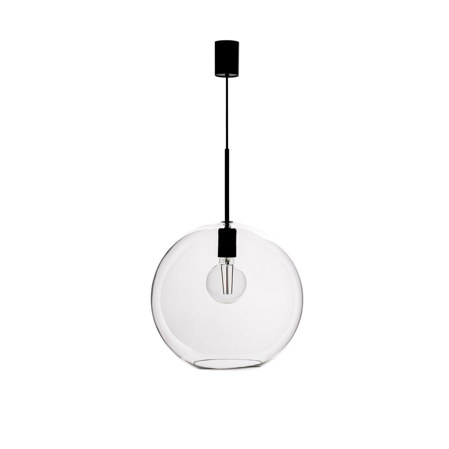 Suspension Patera en verre transparent