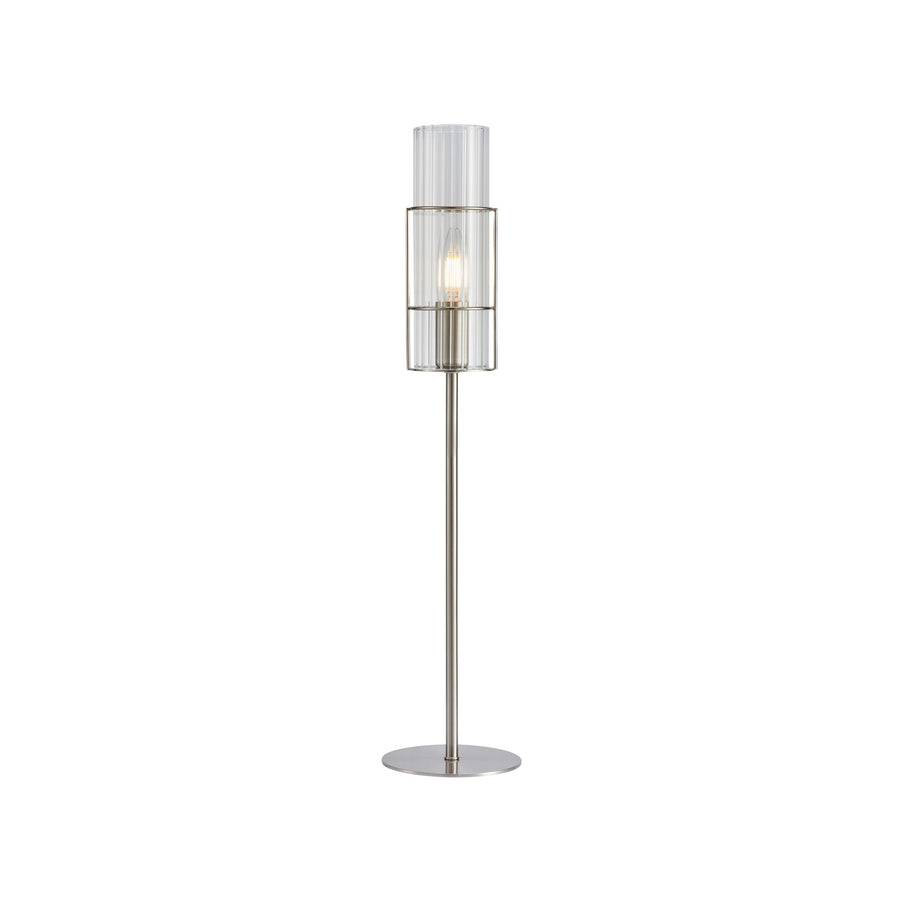 Lampe à poser Tubo en verre