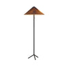Lampadaire Plisado 2 lumières noir et gris
