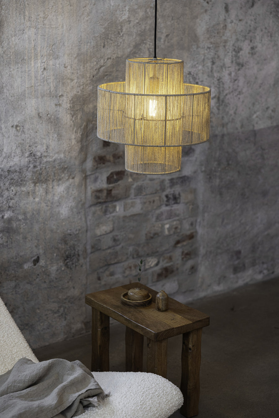 Suspension Soga en jute