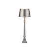 Lampe à poser Metallo argentée