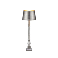 Lampe à poser Metallo argentée