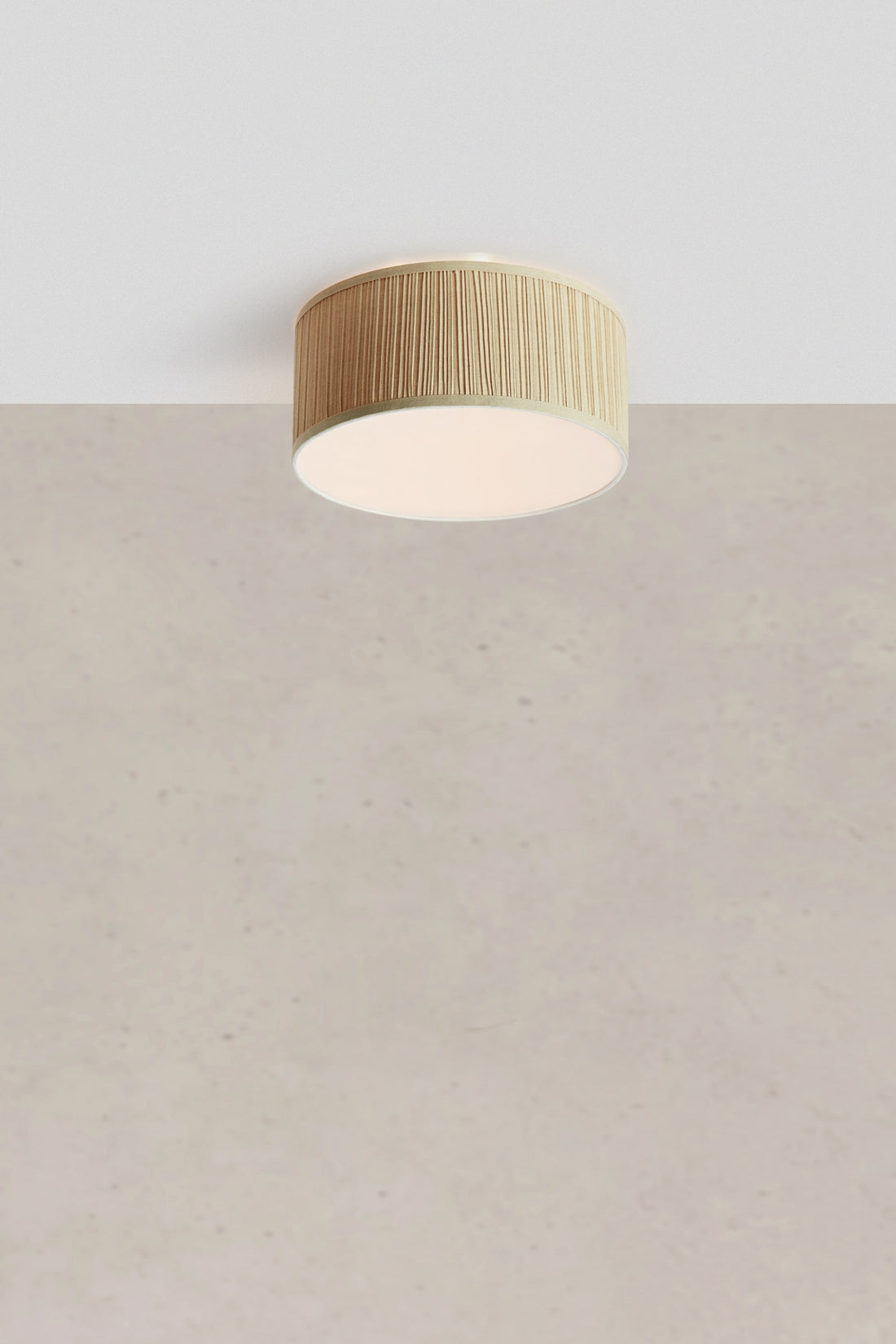Plafonnier Lux 3 lumières en lin beige